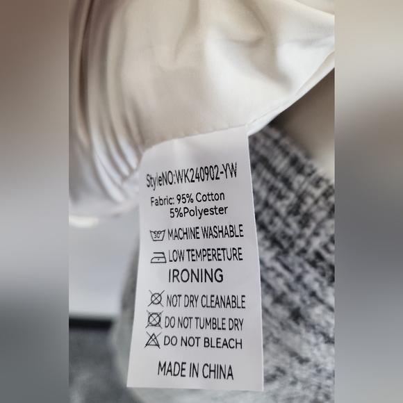 Cowoka Quilted Jacket Oversized Cream Womens S NWT - Picture 8 of 9